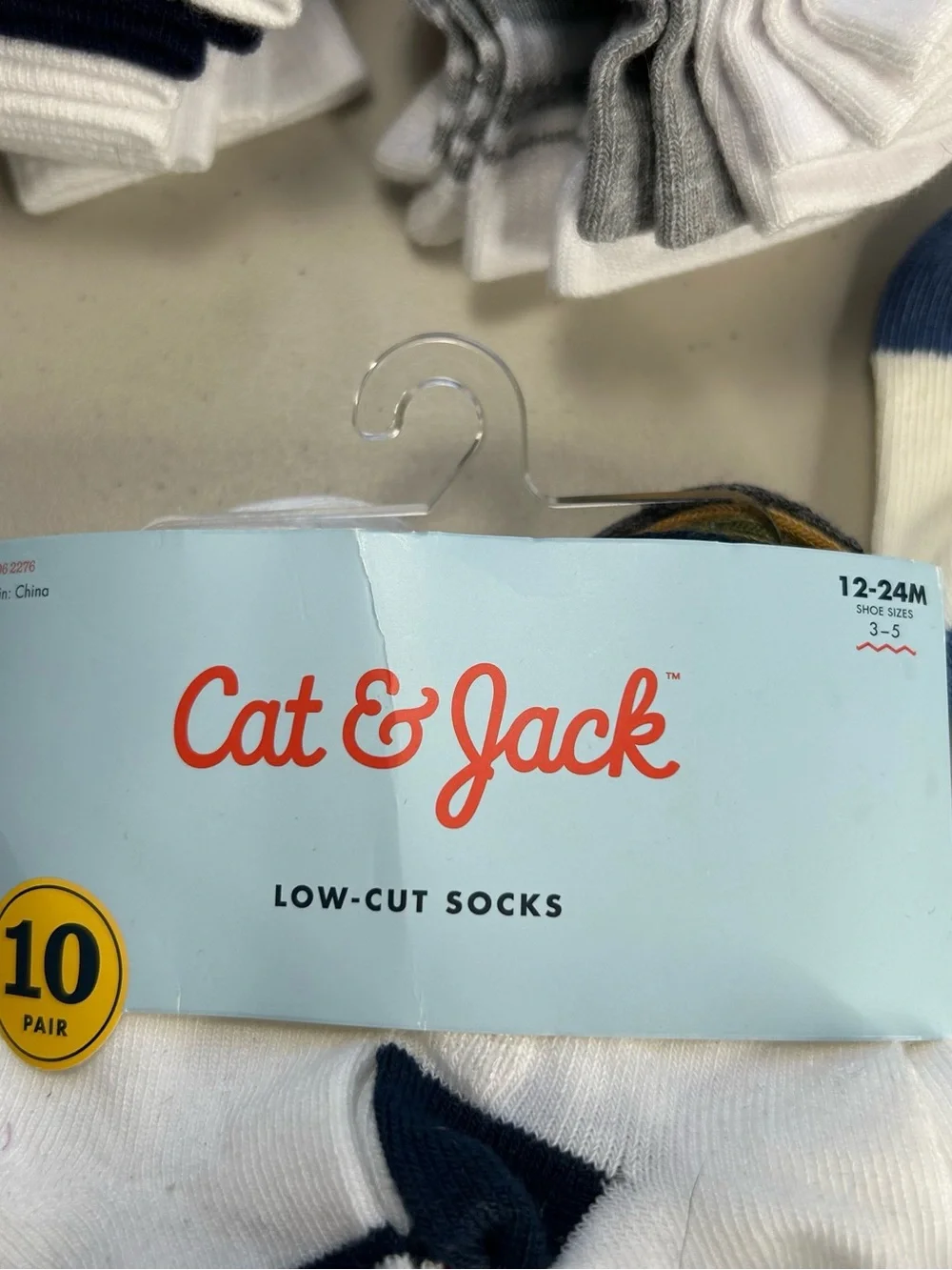 Hanes Cat & Jack Carter’s Boys Toddler Socks 28pcs